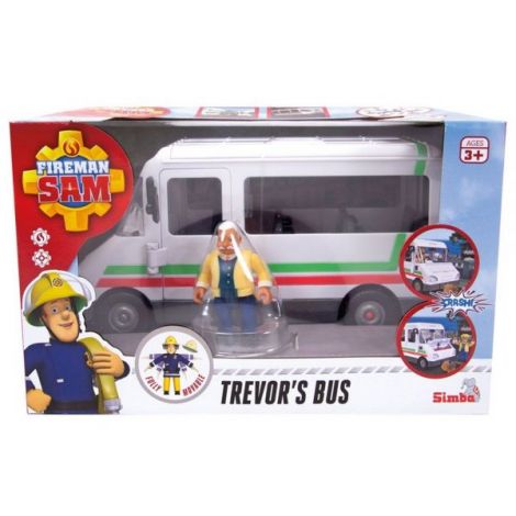 Autobuz Fireman Sam Trevor cu Figurina - Simba - imagine 9