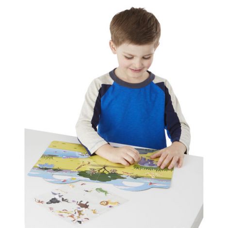 Abtibilduri Pufoase Safari Melissa & Doug - imagine 2