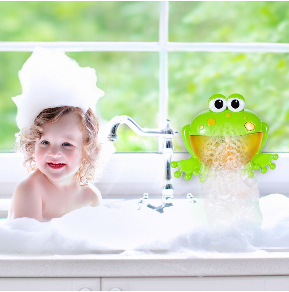MalPlay Bubble Frog: Jucarie baie cu lumini si spuma - imagine 6