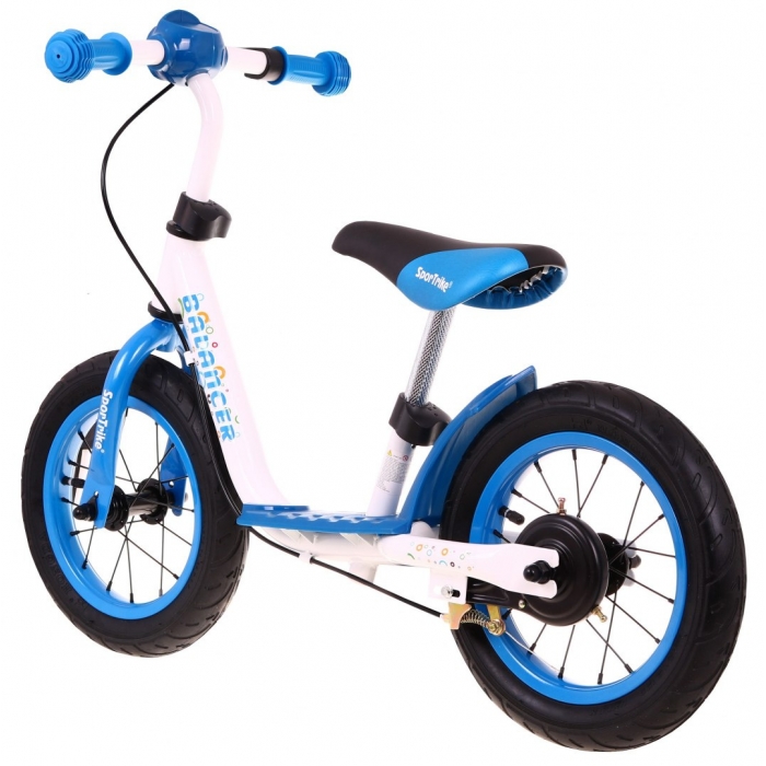 Sportrike Balancer Bike Albastru cu Frână și Roți Gonflabile