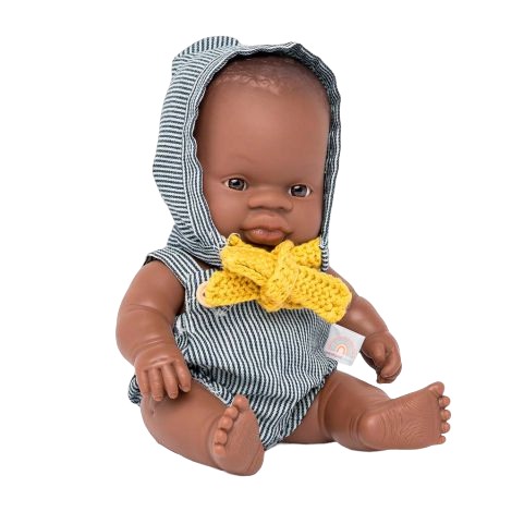 Păpușă Bebeluș African Miniland 21 cm