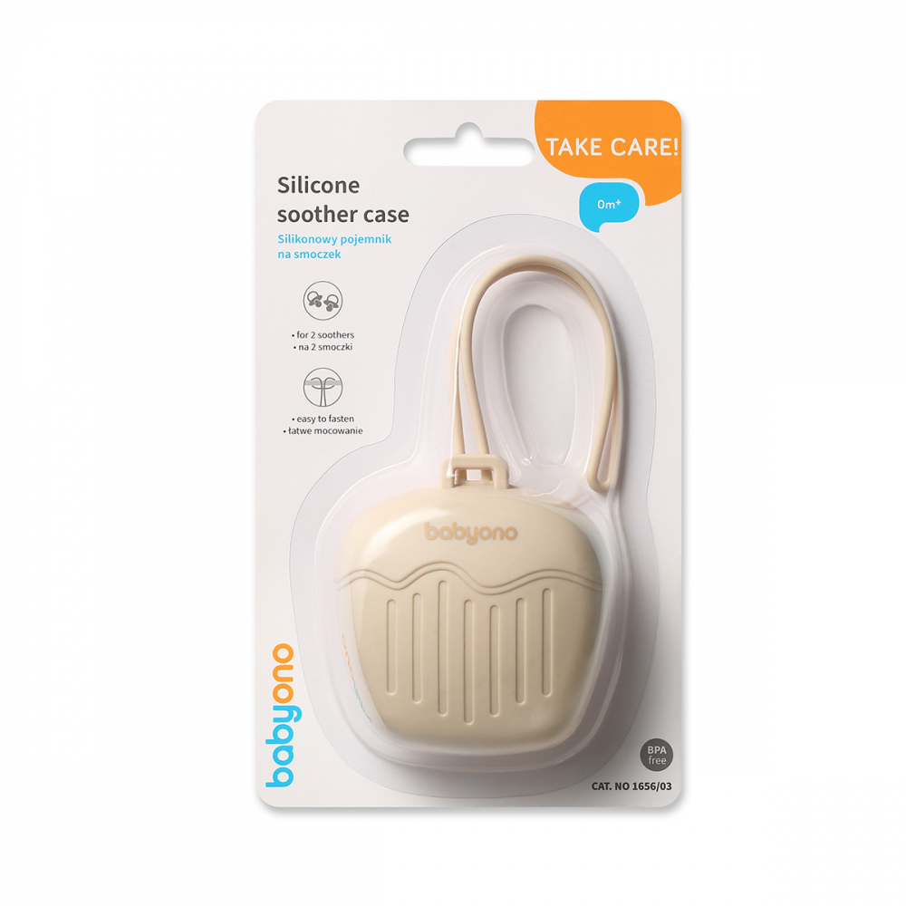 Husa Silicon Babyono Suzeta Bej | Protecție Anti-murdărire - imagine 9
