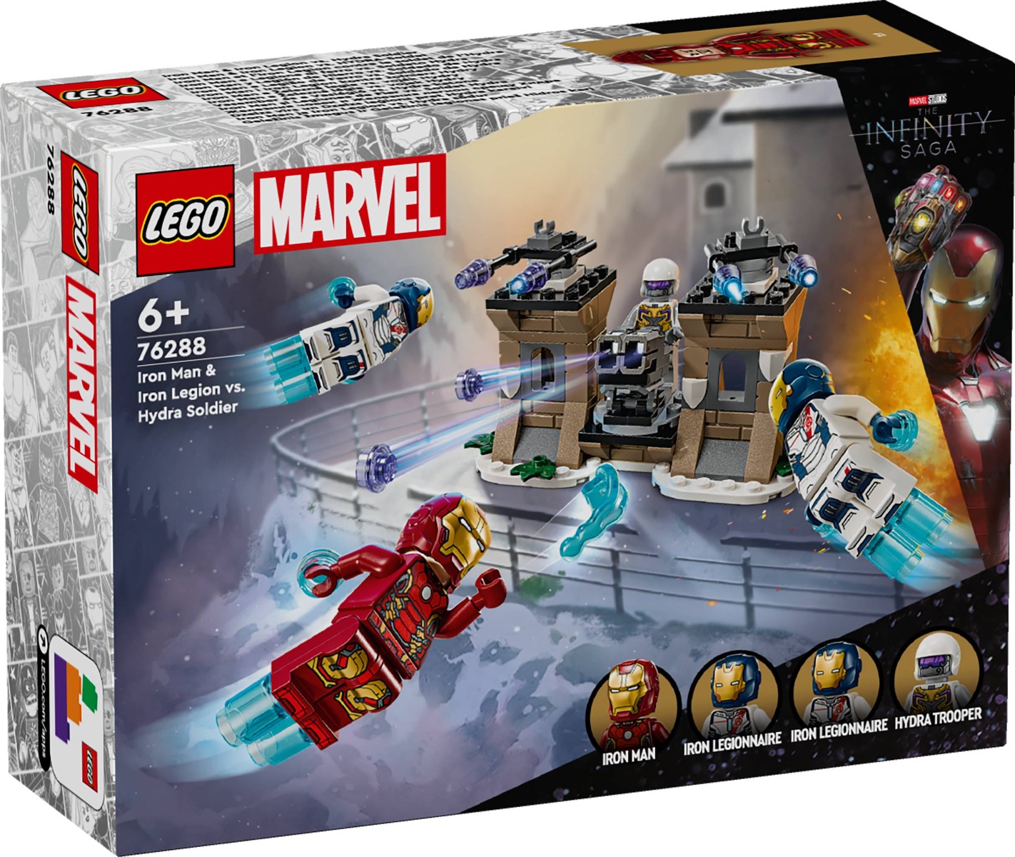 LEGO® Marvel 76288 Iron Man vs. Soldat Hydra