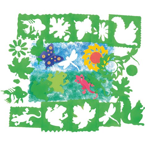 Set 10 Sabloane Natura Moje Bambino - Creative Learning - imagine 2