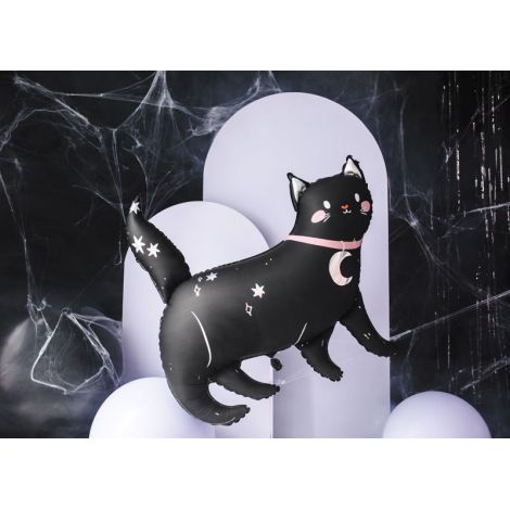 Balon Folie Pisica Neagra | Party Deco | XXL - imagine 2