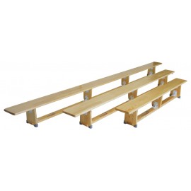 Banca gimnastica 3 m Moje Bambino - Lemn - imagine 3