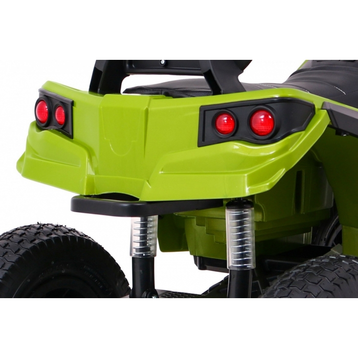 ATV Electric Copii Ramiz 90W Verde cu Suspensii și Sunete - imagine 3