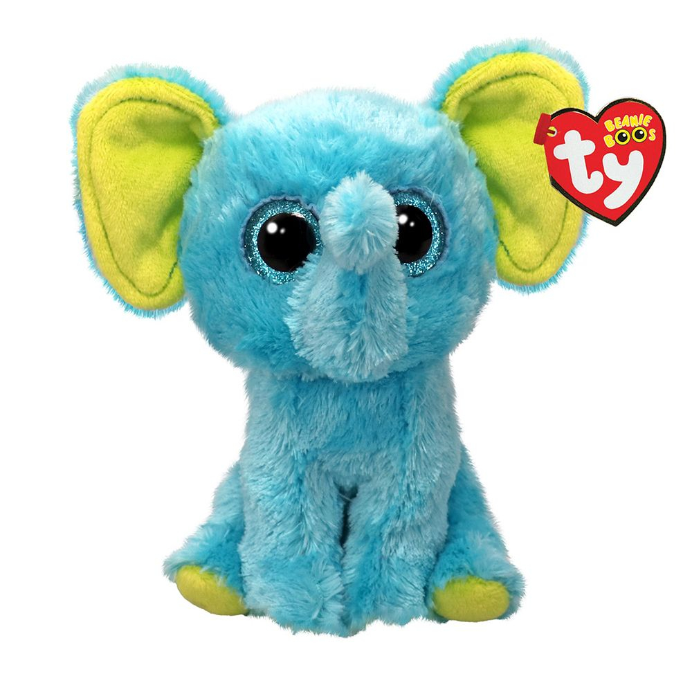 Ty Elefant Albastru Plus 15cm - Jucărie Moale