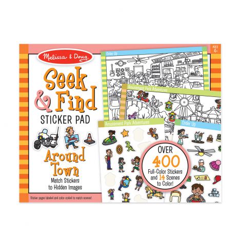 Bloc Colorat și Abtibilduri Melissa & Doug În Oraș - imagine 2