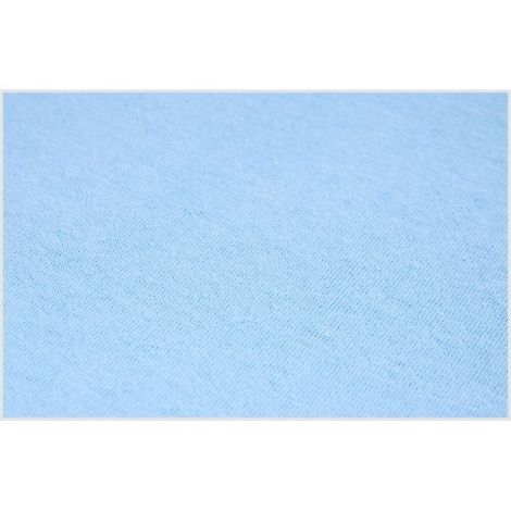 Cearsaf Jersey Sensillo 120x60 cm Albastru - imagine 2