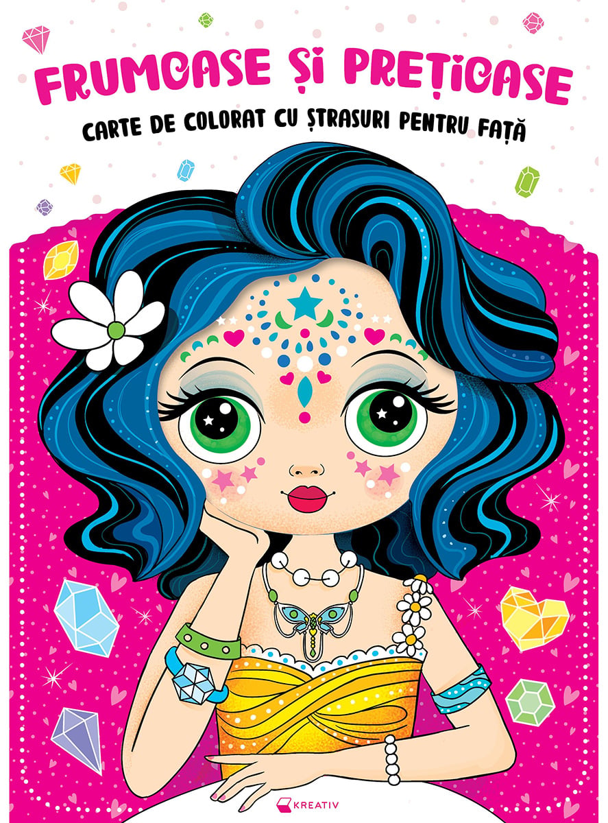 Carte Colorat cu Strasuri Kreativ | Look Unic