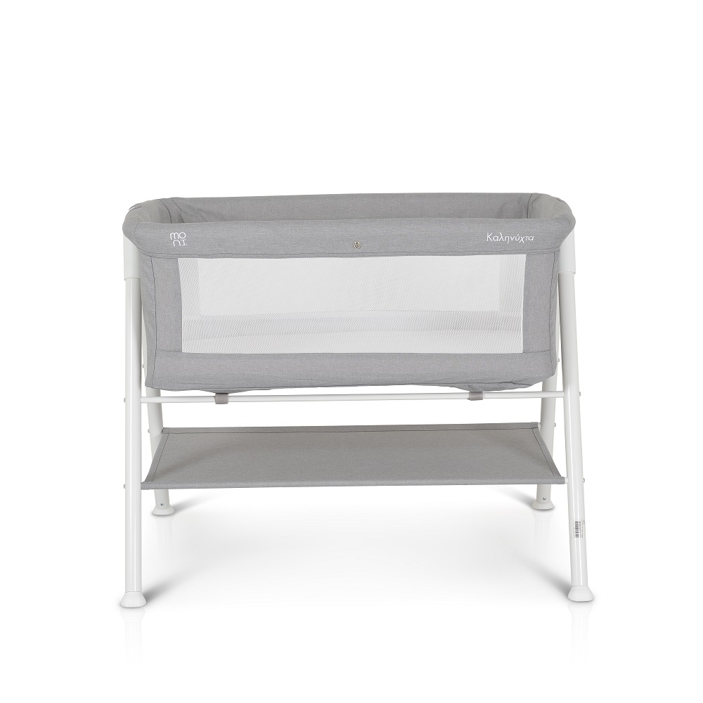 Pătuț Moni Kalinihta GreyWhite cu saltea - imagine 4