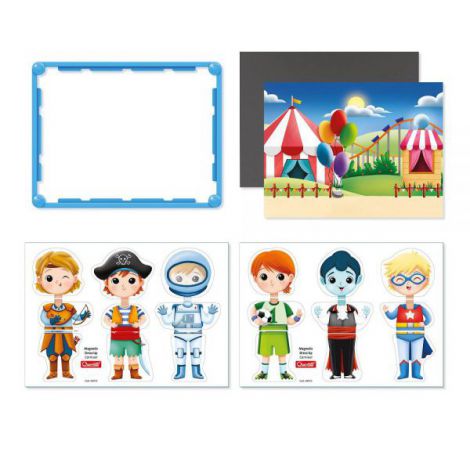 Quercetti Dress Up Carnaval - Joc Creativ Magnetic - imagine 7