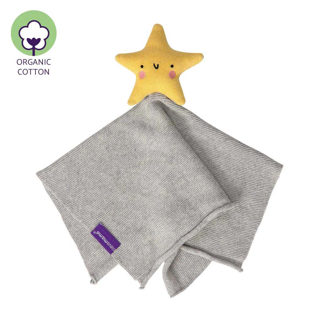 Paturica Clevamama Bumbac Organic cu Jucărie Star - imagine 3