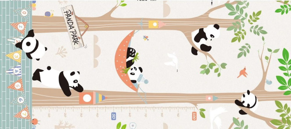Covor Joaca Ikonka Panda 180x200cm - imagine 2