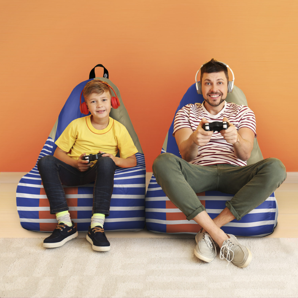 Fotoliu Puf Chill XL Vision Blue - Updeco - imagine 4