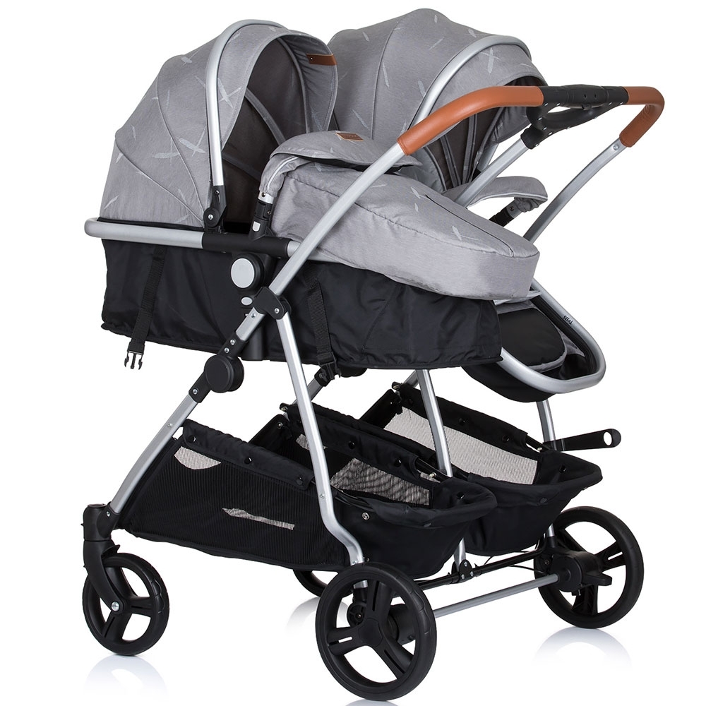 Chipolino Duo Smart 2 in 1 Anthracite Carucior Gemeni - imagine 11
