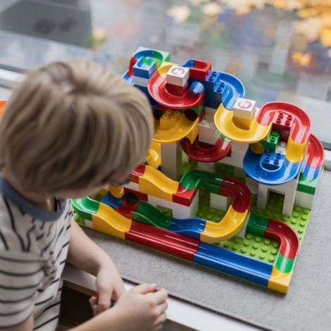 Hubelino Marble Run 213 piese - Jucărie Construcție - imagine 2