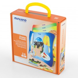 Set 4 Puzzle Miniland - Originea Alimentelor - imagine 4