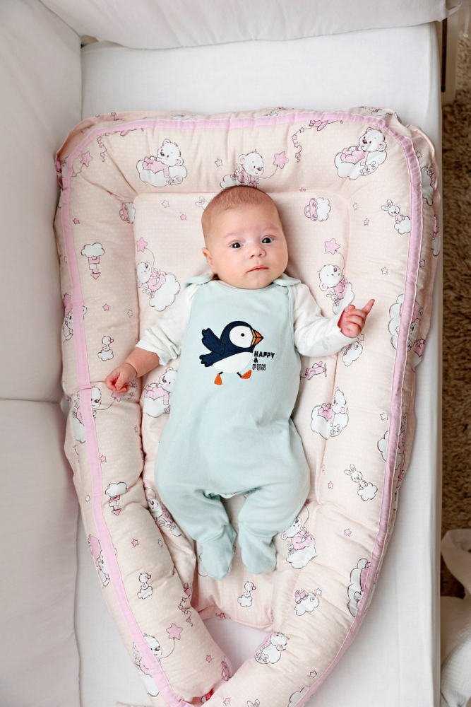 Baby Nest Ursuletul Martinica Roz | Dormit Sigur 100x60 cm - imagine 6