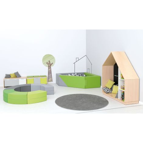Piscina Bile Triunghiulară Moje Bambino 2000pcs - imagine 6