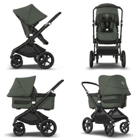 Bugaboo Fox 3 Carucior 2in1 Black Forest Green - imagine 3