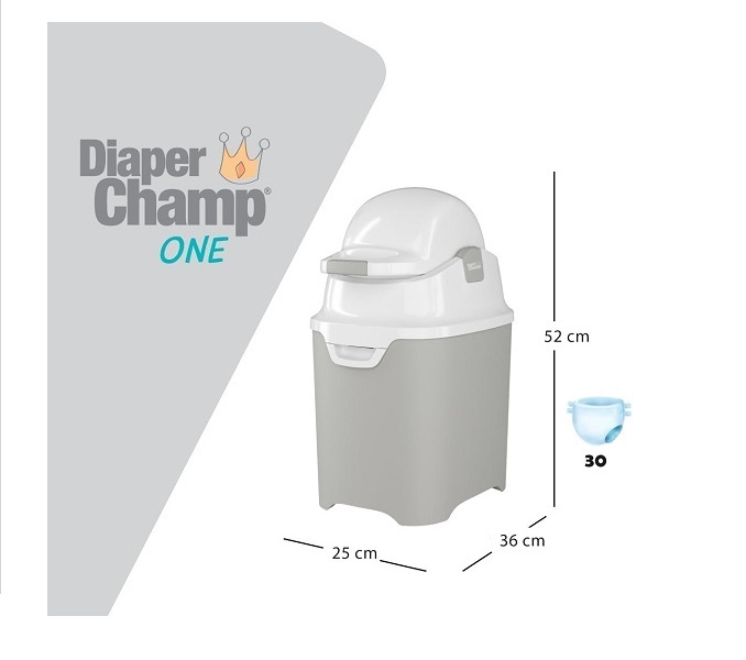 Cos Ermetic Scutece Diaper Champ One Clay Sand - imagine 3