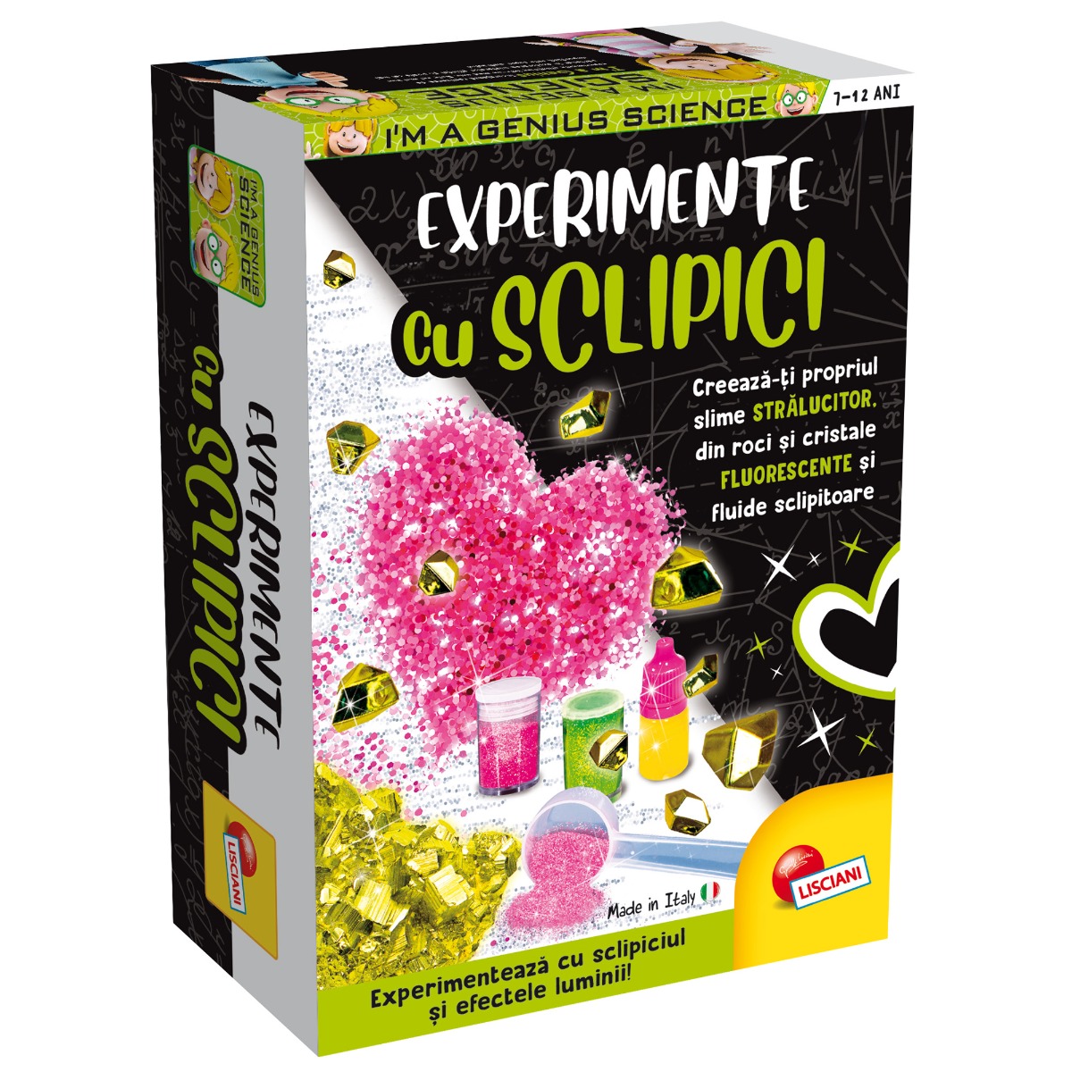 Set Experimente cu Sclipici Lisciani - Magia Luminii