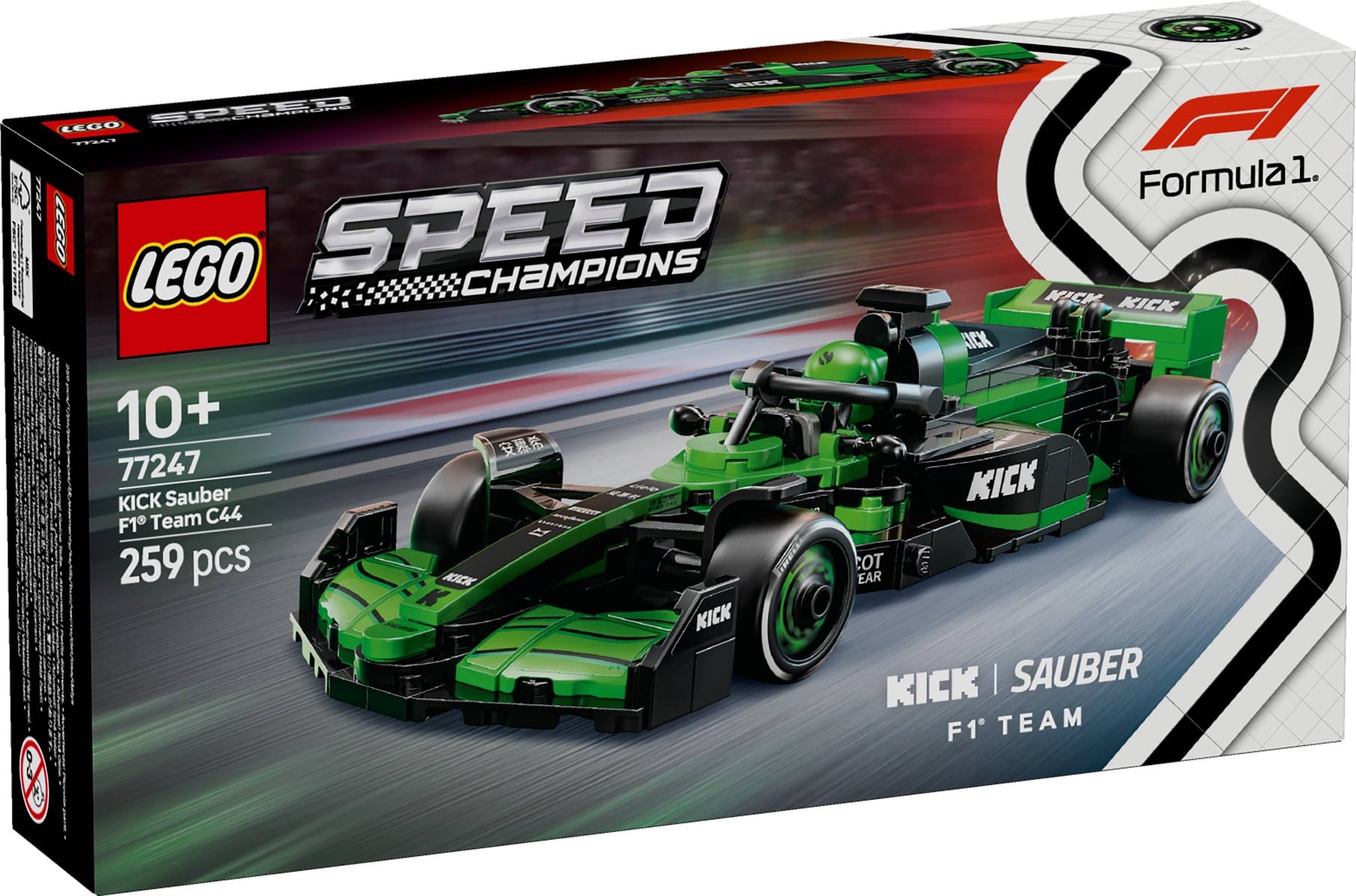 LEGO Speed Champions KICK Sauber F1 Team C44