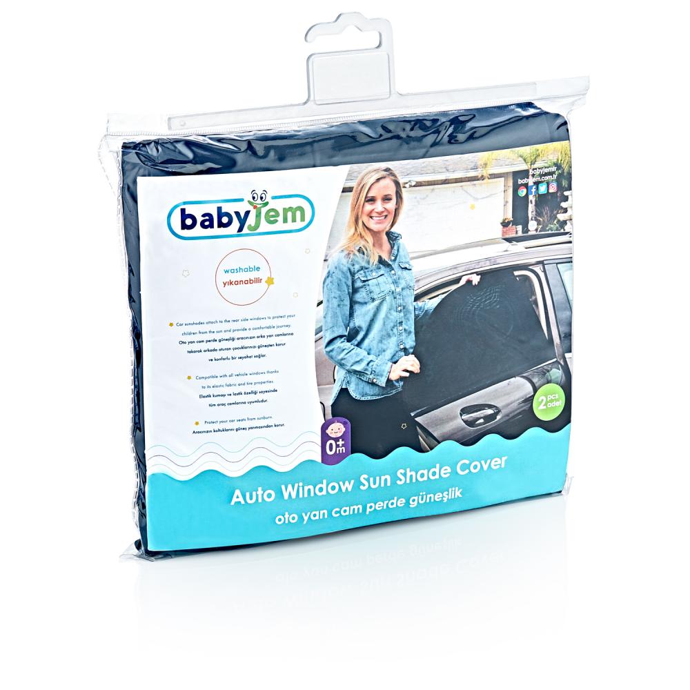 Set 2 Parasolare Auto BabyJem, 47x107 cm