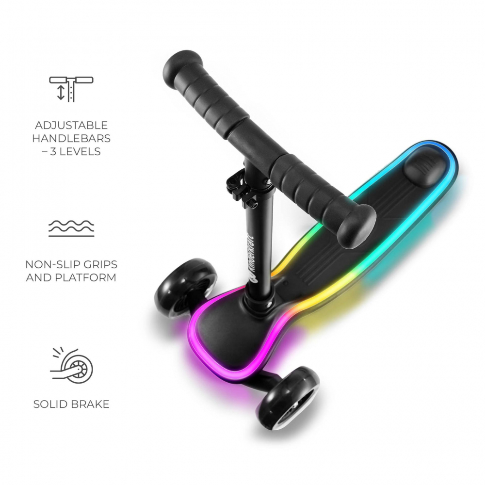 Kinderkraft Raket Trotineta LED 3 Roți