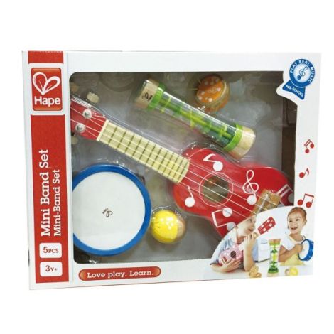 Hape Set Mini Band - Jucarie Muzicala din Lemn - imagine 2