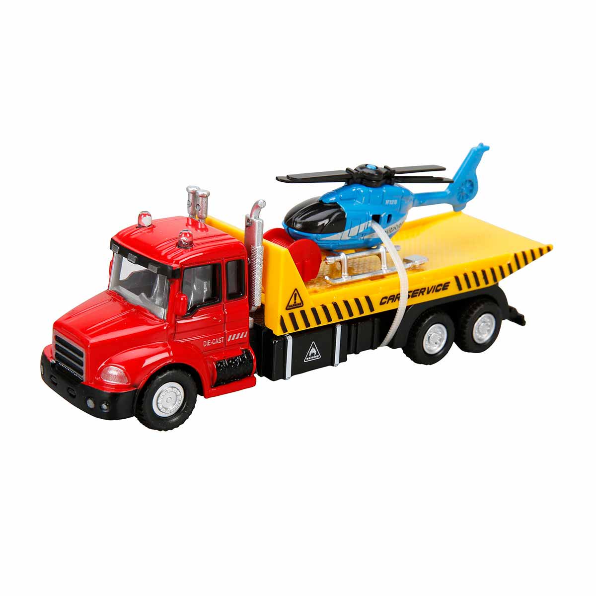 Set Camion cu Elicopter și Sunete | Maxx Wheels