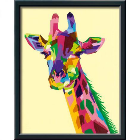 Creart Girafa Ravensburger | Set Pictură Pe Numere - imagine 2