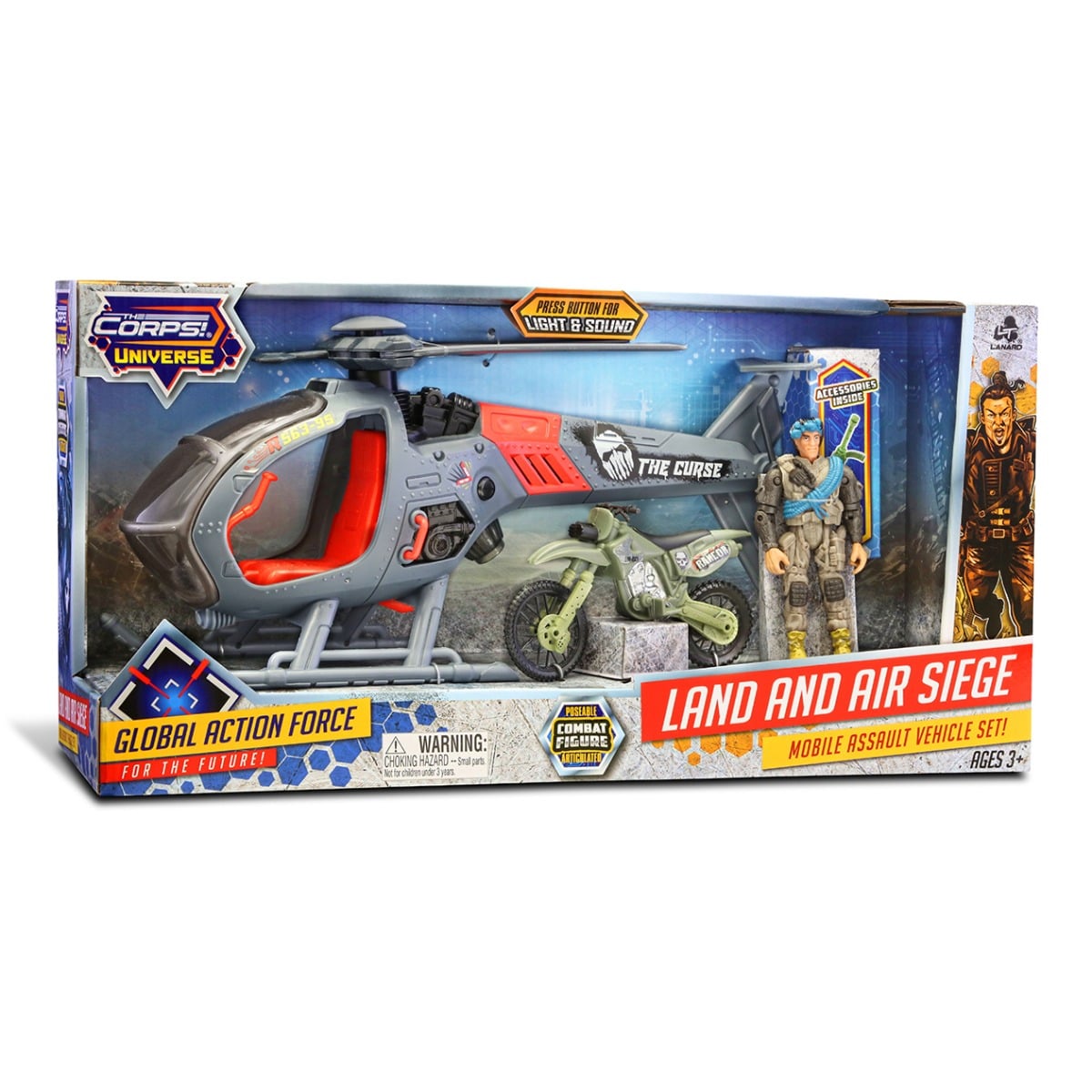 Set Elicopter si Motocicleta The Corps Universe