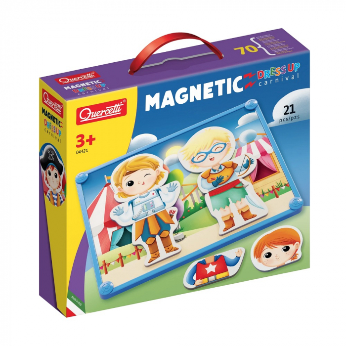 Quercetti Magnetic Dress Up Carnaval Joc Creativ