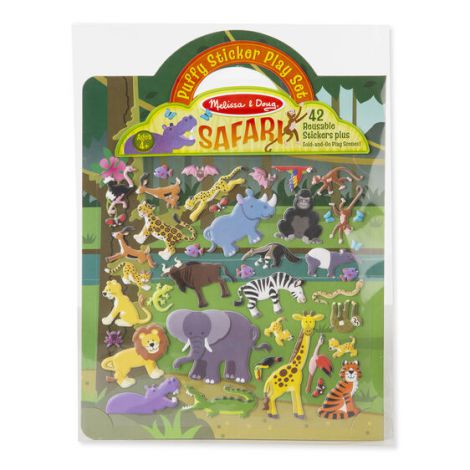 Abtibilduri Pufoase Safari Melissa & Doug