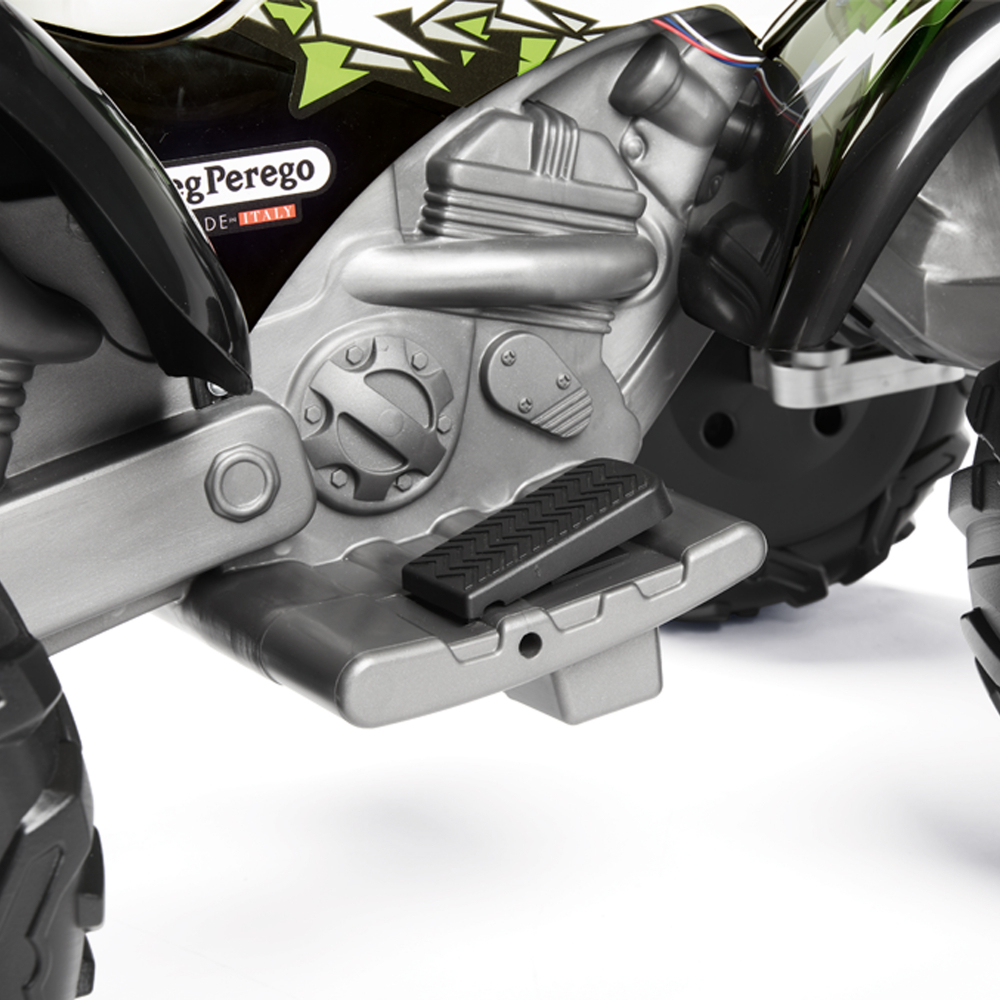 ATV Peg Perego Corral T-Rex 12V Verde Negru - imagine 4