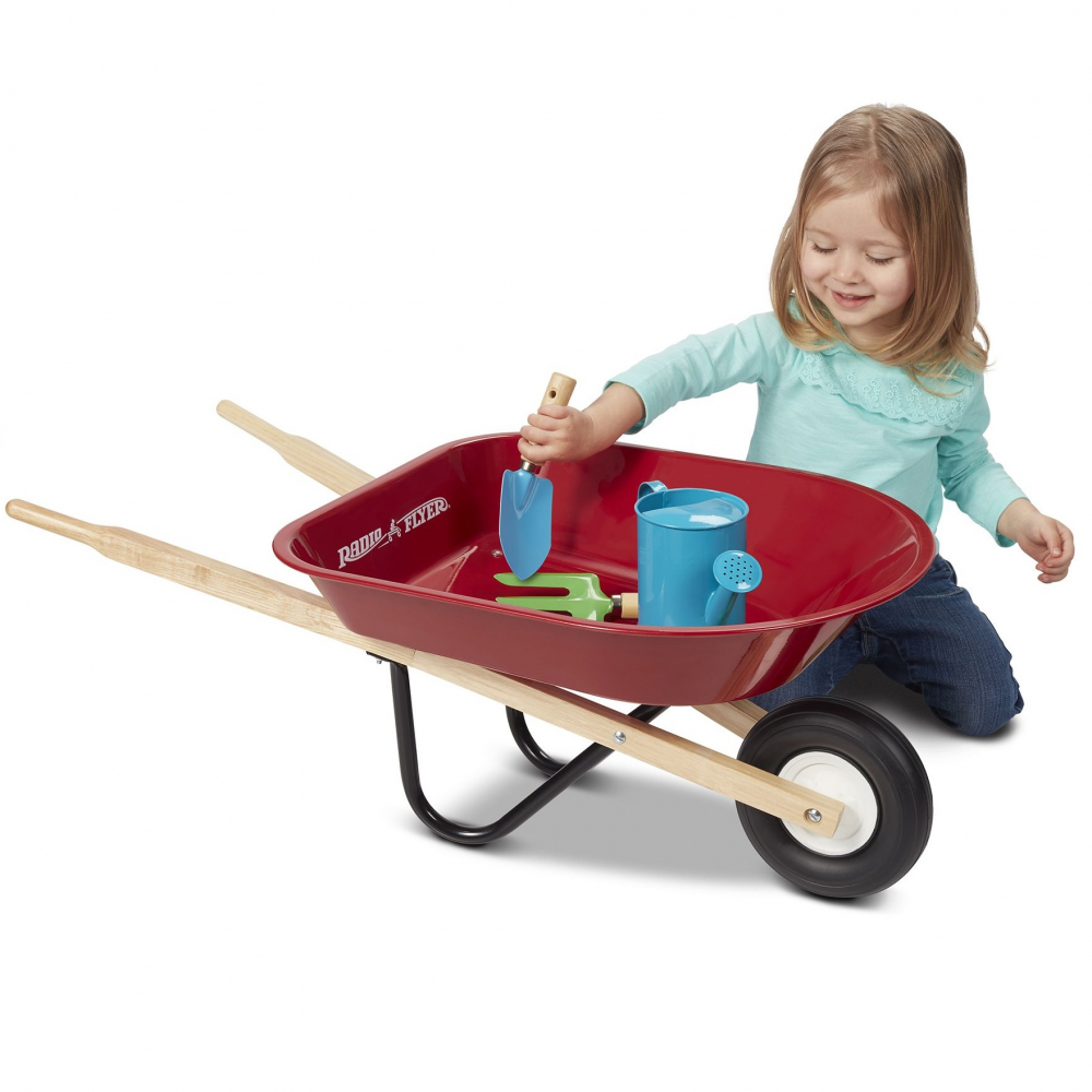 Roabă Radio Flyer Roșie - Jucărie Exterior Clasică