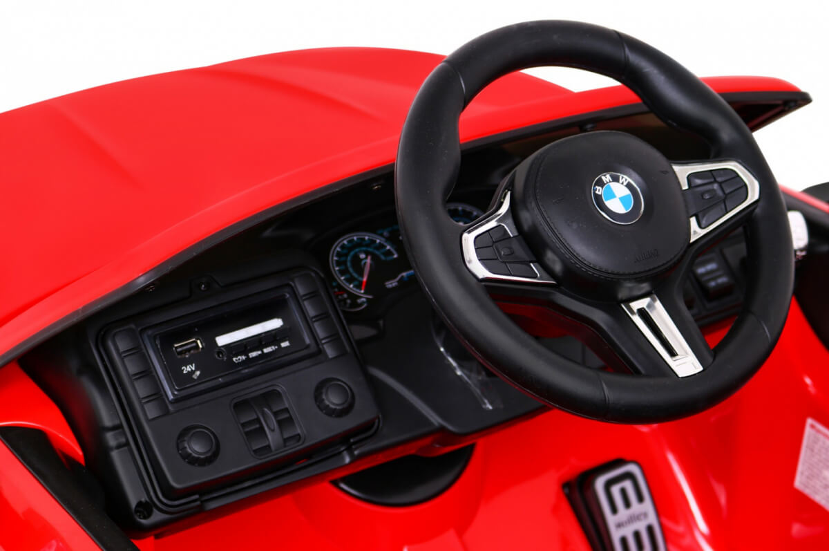 Masinuta Electrica BMW M5 F90 12V Rosu, 2-7 Ani - imagine 4