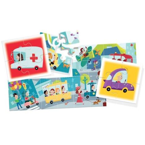 Headu 8 in 1 Puzzle Oras - Joc Educativ - imagine 5