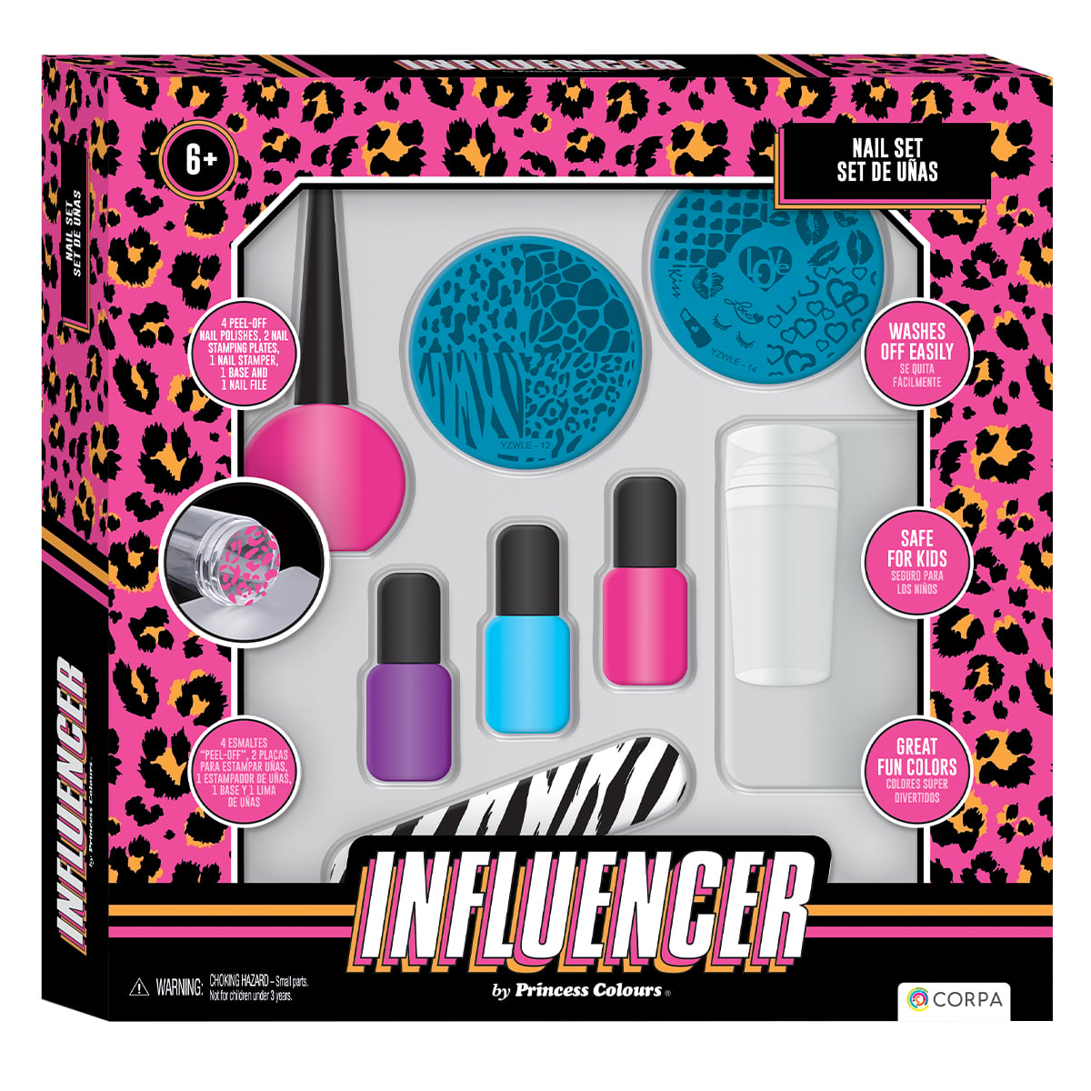 Set Unghii Influencer | Manichiura Sigură pentru Copii