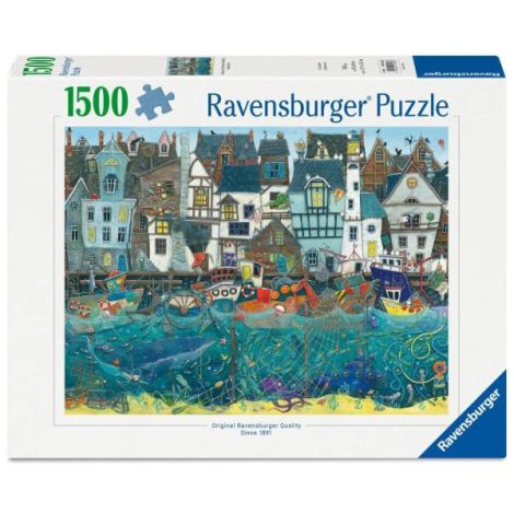 Puzzle Ravensburger Port Agitat, 1500 piese