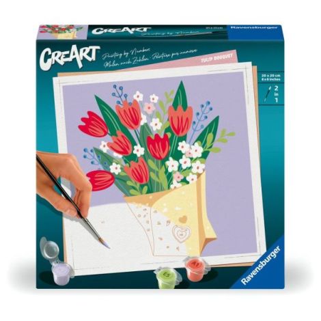 Ravensburger CreArt Pictură Lalele - Kit Hobby
