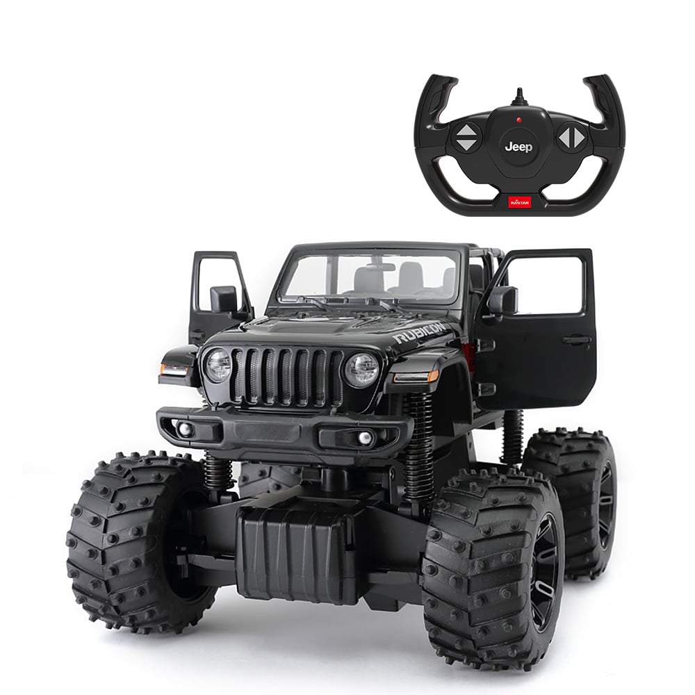 Masinuta Rastar Jeep Wrangler 1:14 cu Lumini