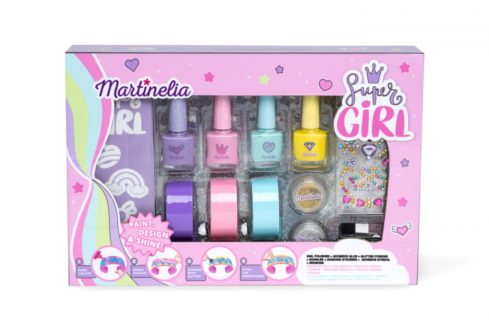 Martinelia Set Lacuri Unghii și Bratări Super Girl