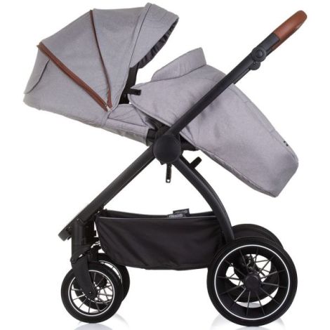 Chipolino Prestige 3 in 1 - Carucior Premium Cloud Grey - imagine 12