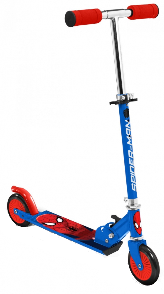 Trotineta Spiderman Stamp Pliabilă și Reglabilă - imagine 2
