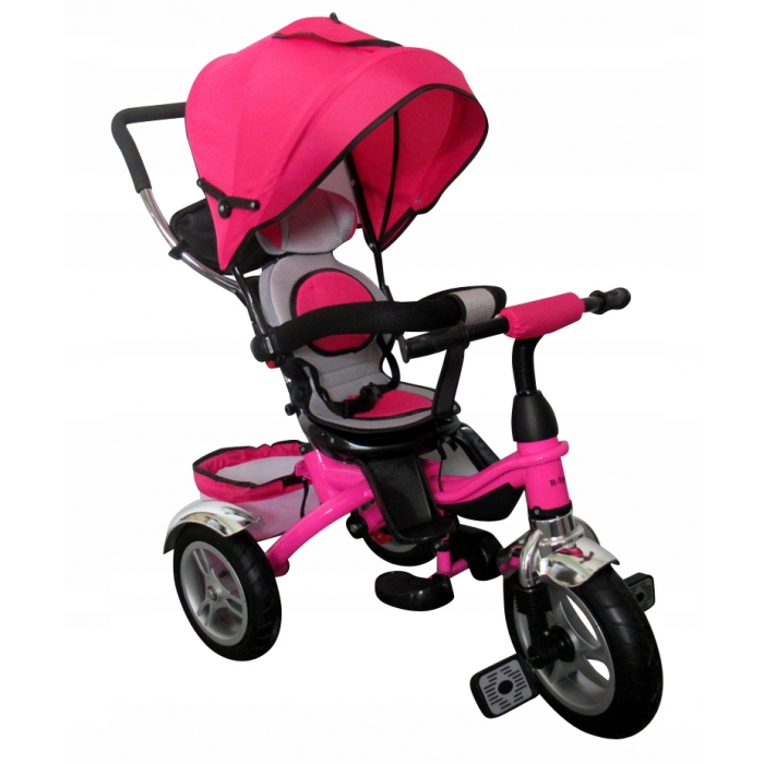 Tricicleta R-Sport T3 3in1 Roz, Roti Gonflabile - imagine 2
