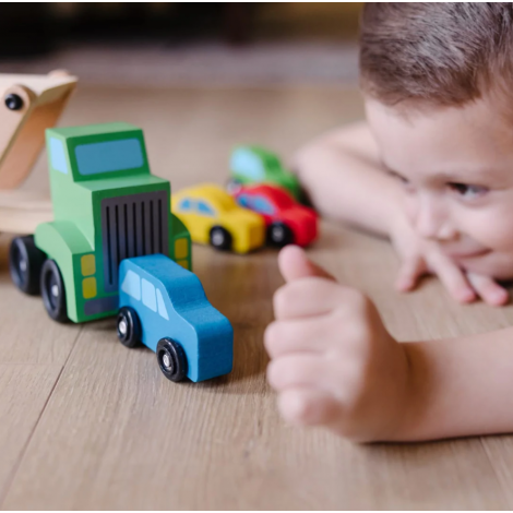 Camion Transportor Melissa & Doug, Jucarie Educativa - imagine 3